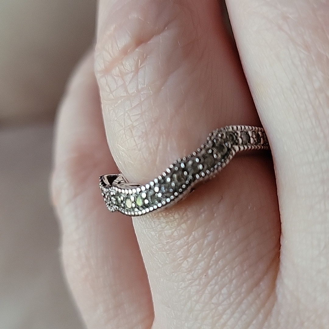 Jtv .925 Sterling Silver Stackable Band Size 7